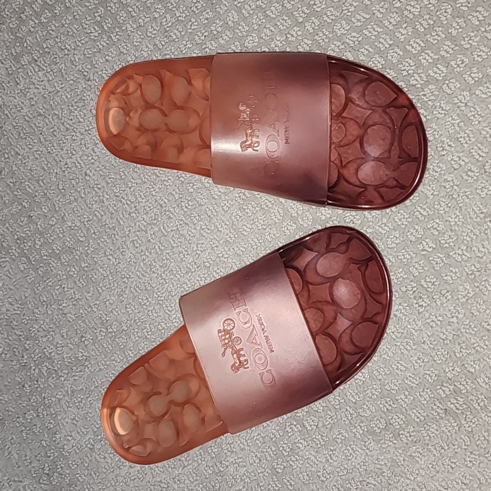 Coach pool sandal